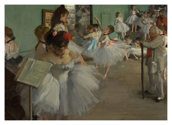 Obraz - Edgar Degas, The Dance Class, reprodukce (70x50 cm)