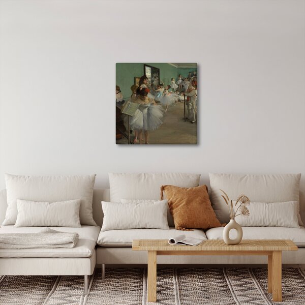 Obraz - Edgar Degas, The Dance Class, reprodukce (30x30 cm)