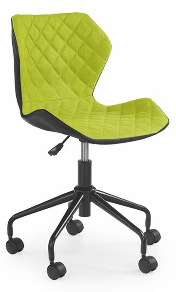 HALMAR MATRIX dětská židle černá/zelená (1060)
