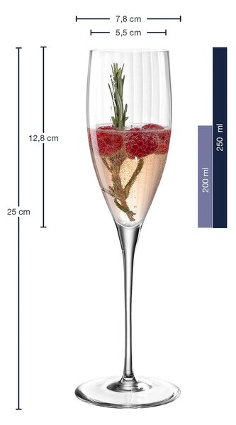 SKLENICE NA SEKT Leonardo