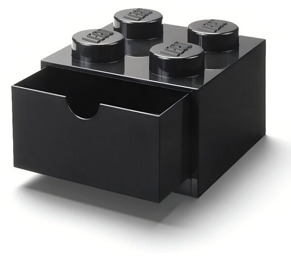 Černý úložný box LEGO® Storage 15,8 x 15,8 cm