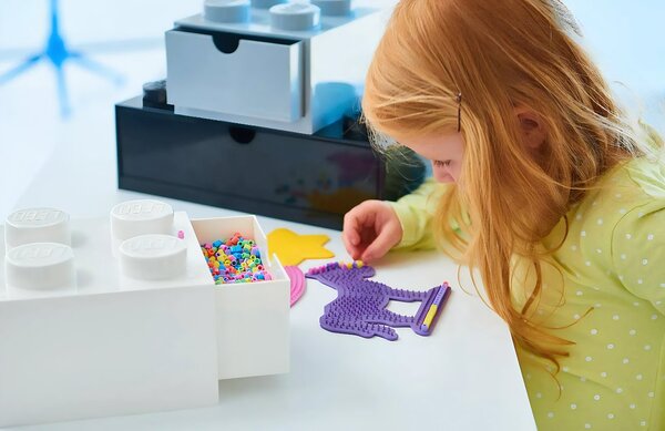 Červený úložný box LEGO® Storage 15,8 x 15,8 cm
