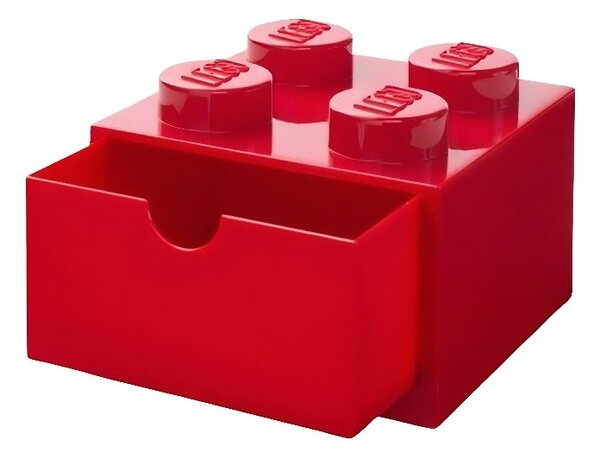 Červený úložný box LEGO® Storage 15,8 x 15,8 cm