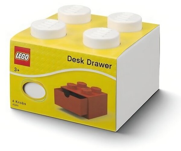 Bílý úložný box LEGO® Storage 15,8 x 15,8 cm