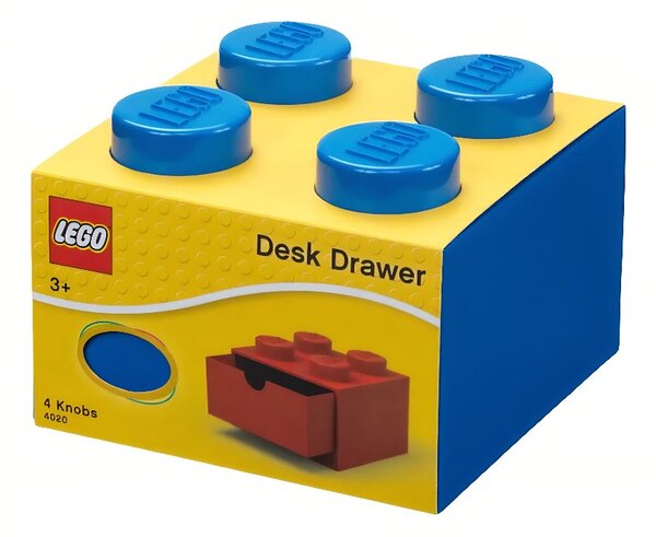 Modrý úložný box LEGO® Storage 15,8 x 15,8 cm