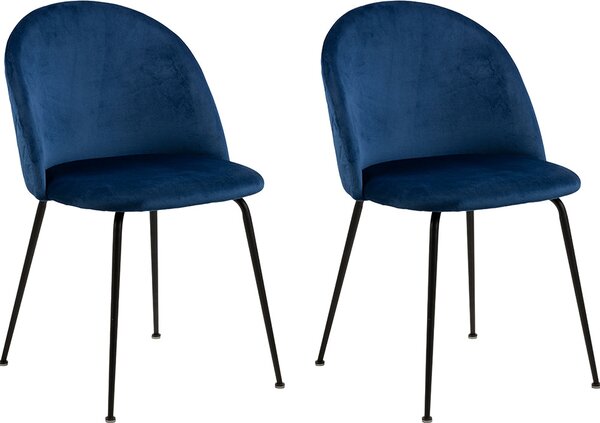 Jídelní židle Smuk Calix Blue - 2 kusy