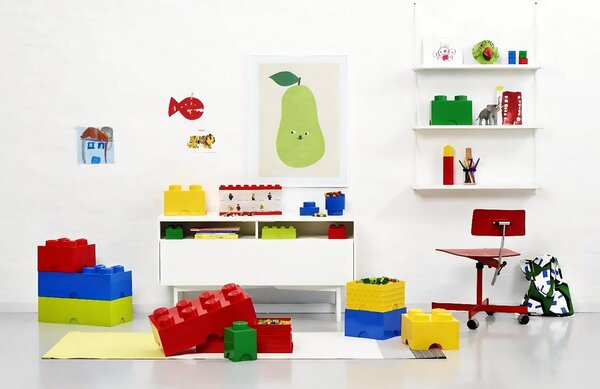 Světle zelený úložný box LEGO® Smart 25 x 50 cm