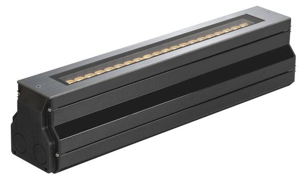 BIG WHITE SLV DASAR 600 svítidlo pro vestavbu do země, 18 W, 3000 K, IP65/IP67, čtvercové, nerezová ocel 1007195