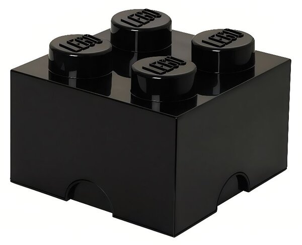 Černý úložný box LEGO® Smart 25 x 25 cm