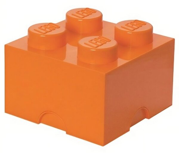 Oranžový úložný box LEGO® Smart 25 x 25 cm