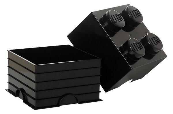 Černý úložný box LEGO® Smart 25 x 25 cm