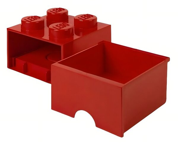 Červený úložný box LEGO® Storage 25 x 25 cm