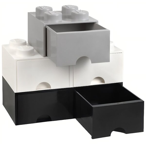 Černý úložný box LEGO® Storage 25 x 50 cm