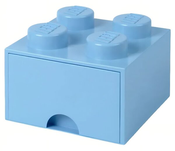 Světle modrý úložný box LEGO® Storage 25 x 25 cm