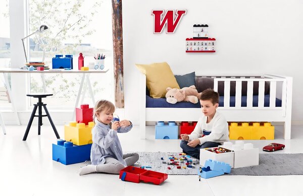 Červený úložný box LEGO® Storage 25 x 25 cm