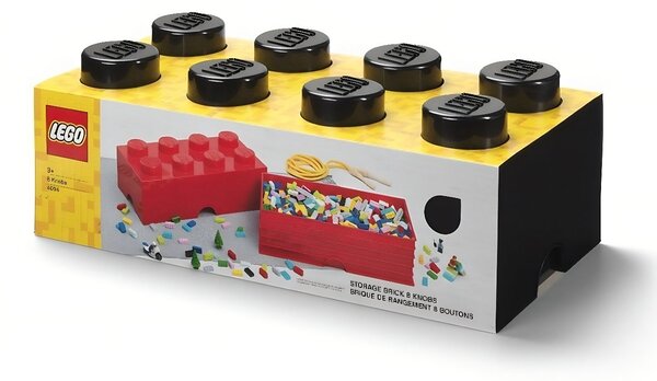 Černý úložný box LEGO® Smart 25 x 50 cm
