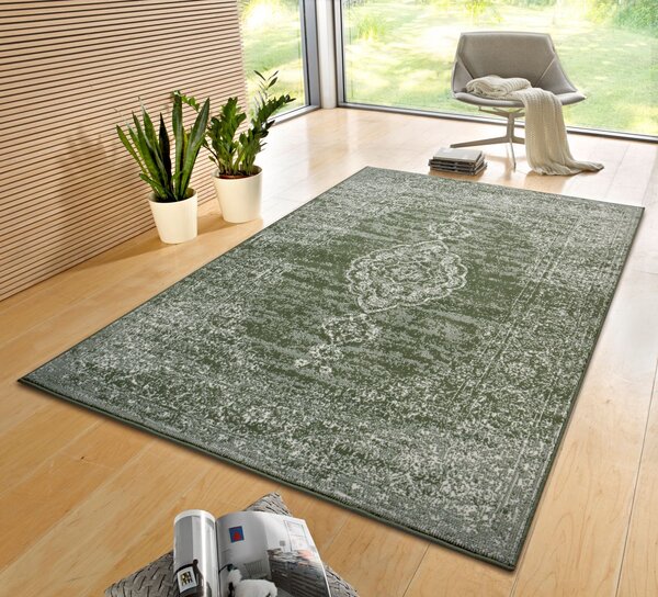 Hanse Home, Kusový koberec Gloria 105519 Green, 120x170, zelená, chodba / předsíň