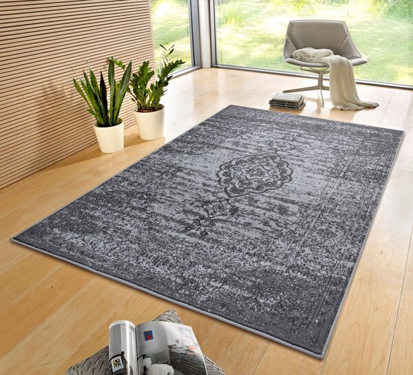 Hanse Home, Kusový koberec Gloria 105520 Mouse, 235x320, šedá, chodba / předsíň