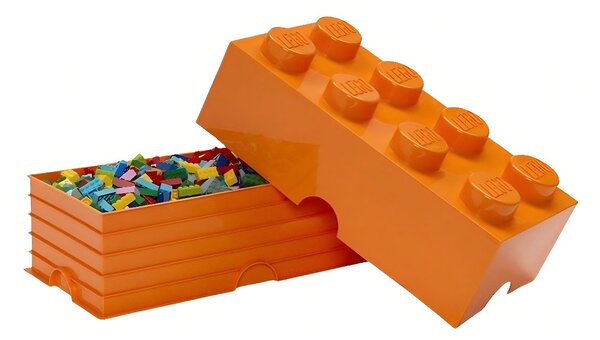 Oranžový úložný box LEGO® Smart 25 x 50 cm