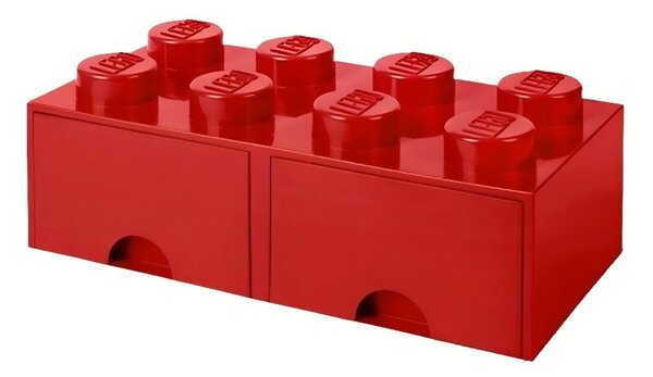 Červený úložný box LEGO® Storage 25 x 50 cm
