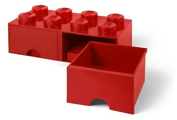 Červený úložný box LEGO® Storage 25 x 50 cm