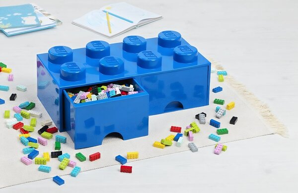 Černý úložný box LEGO® Storage 25 x 50 cm