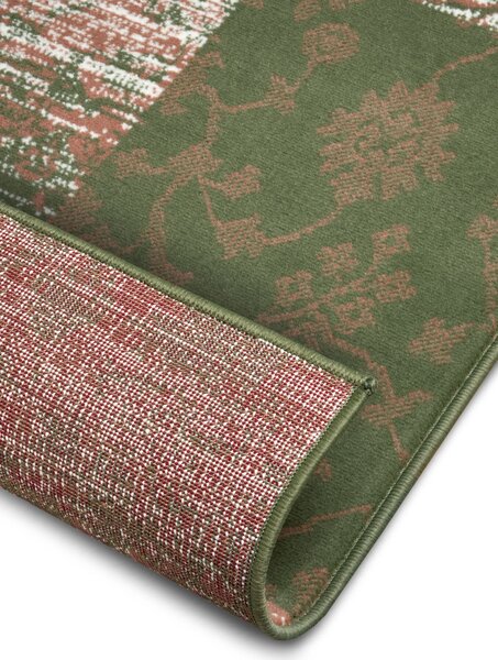 Hanse Home, Kusový koberec Gloria 105521 Green Creme, 120x170, zelená, chodba / předsíň
