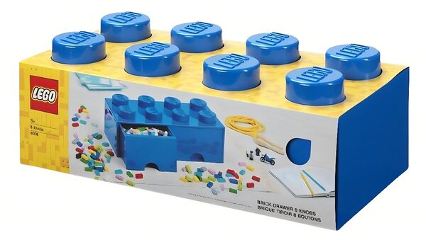 -25 % Dny MOMENTI– Modrý úložný box LEGO® Storage 25 x 50 cm