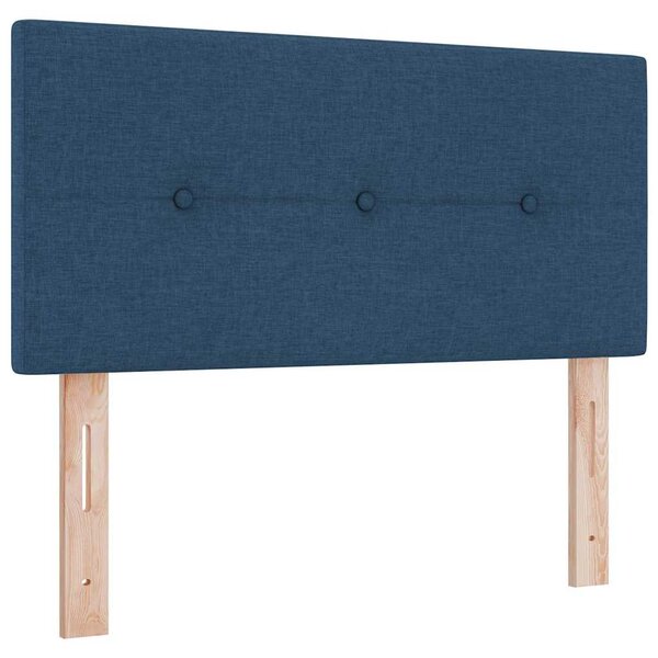 Postel s boxspringem s polštářem Modrá 120 x 190 cm textil 3338908
