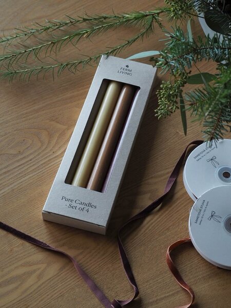 Svíčky Pure Calm Blend 30 cm – set 4 ks