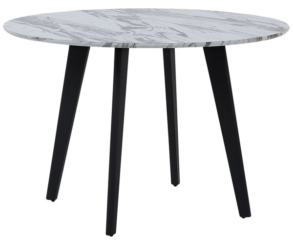 Jídelní stůl mramorový vzhled 110 cm MOSBY