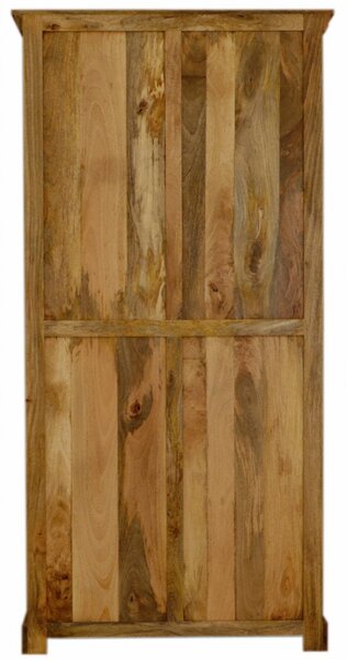 Knihovna Guru 100x200x45 z masivu mango
