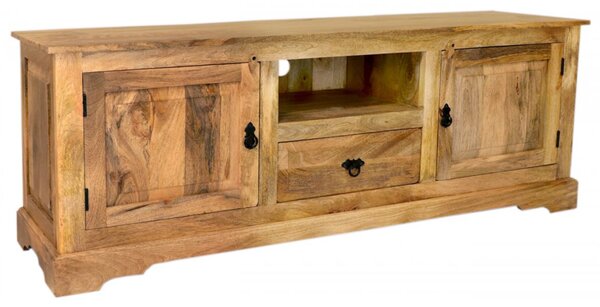 TV stolek Guru 160x60x45 z masivu mango
