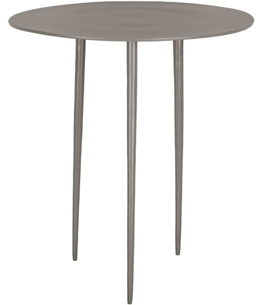 Time for home Hnědý kovový odkládací stolek Létio 32 cm