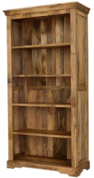Knihovna Guru 100x200x45 z masivu mango
