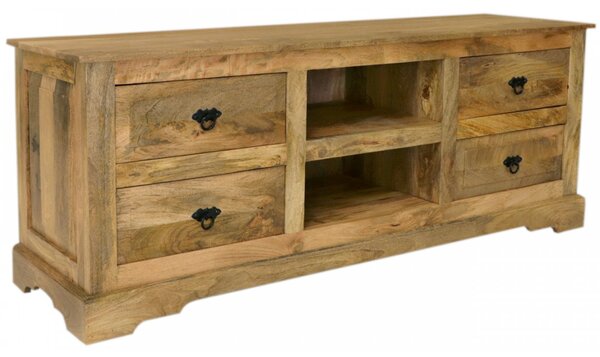 TV stolek 150x60x45 Guru z masivu mango