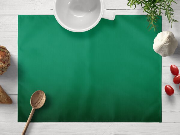 Biante Saténové prostírání na stůl polyesterový Satén LUX-012 Zelené 30x40 cm