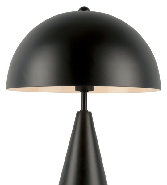Present time Černá kovová stolní lampa Boleto 35 cm