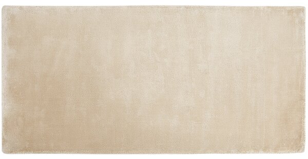 Viskózový koberec 80 x 150 cm béžový GESI II