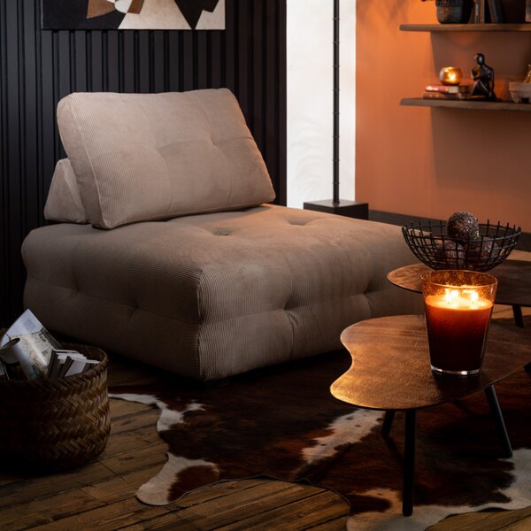 Černý kovový konferenční stolek J-line Ashara 89 x 52,5 cm