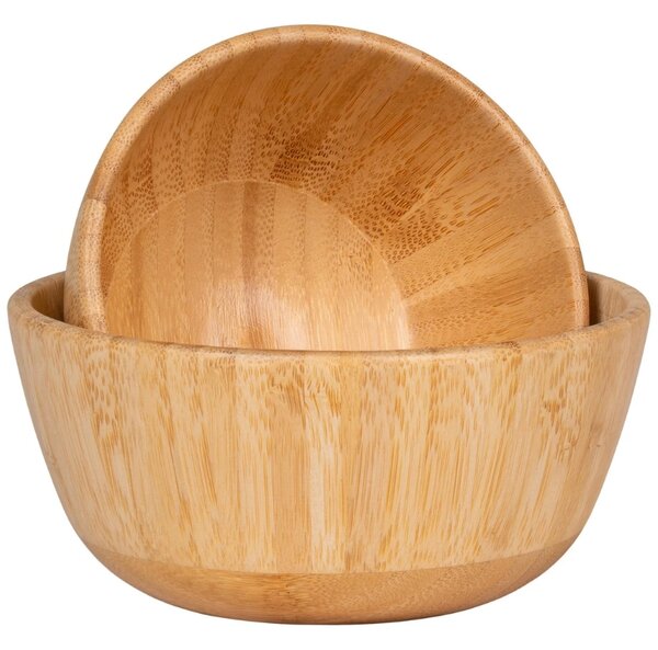 Nordic Living Set dvou bambusových misek Candimala 13/15 cm