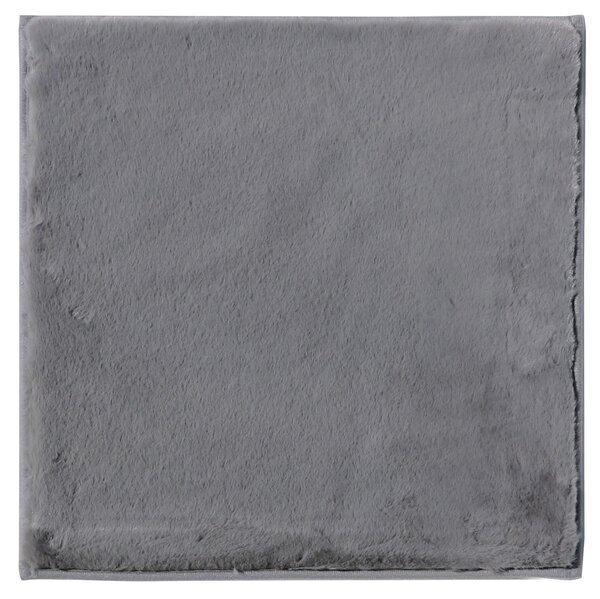 Koupelnová předložka Králík 50x50 cm, tmavě šedá