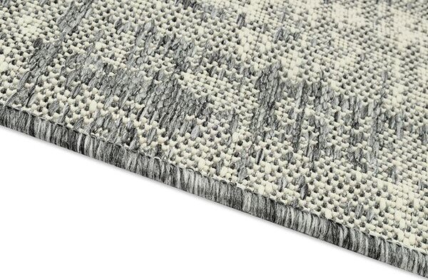 Breno Kusový koberec CASA 606 silver, 80x150 cm, Stříbrná/Vícebarevné