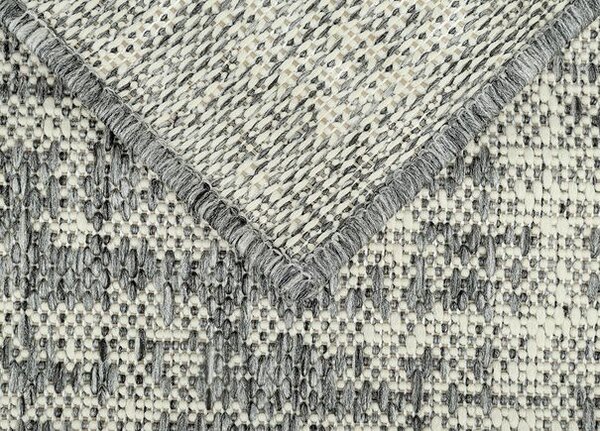 Breno Kusový koberec CASA 606 silver, 80x150 cm, Stříbrná/Vícebarevné