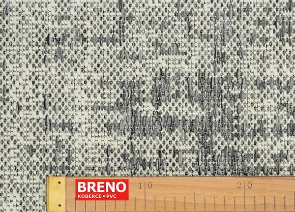 Breno Kusový koberec CASA 606 silver, 80x150 cm, Stříbrná/Vícebarevné