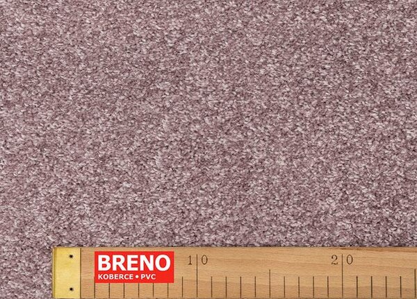 Breno Metrážový koberec ROMANCE - ELITE 413 růžový, šíře 400 cm, Růžová