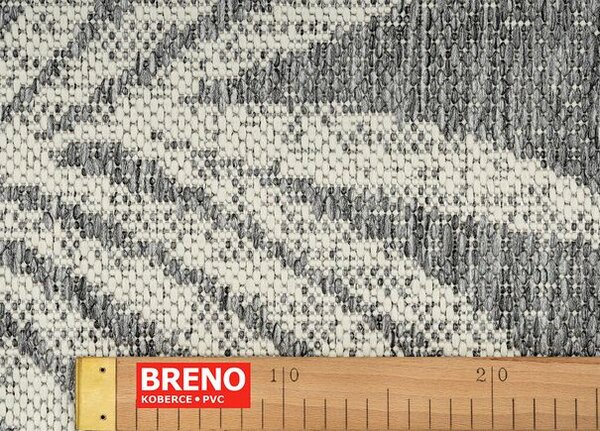 Breno Kusový koberec CASA 607 silver, 120x170 cm, Stříbrná/Vícebarevné