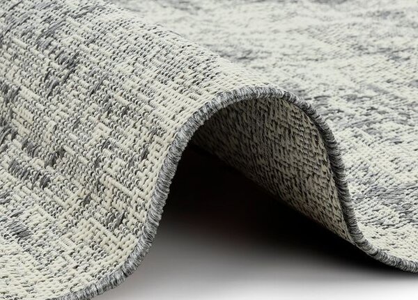 Breno Kusový koberec CASA 606 silver, 80x150 cm, Stříbrná/Vícebarevné