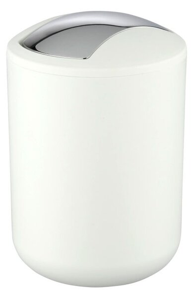Bílý odpadkový koš Wenko Brasil, 2 l