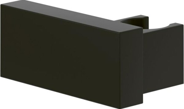 Držák ruční sprchy V&B Univerzální sprchy hranatý, nástěnný, matně černý